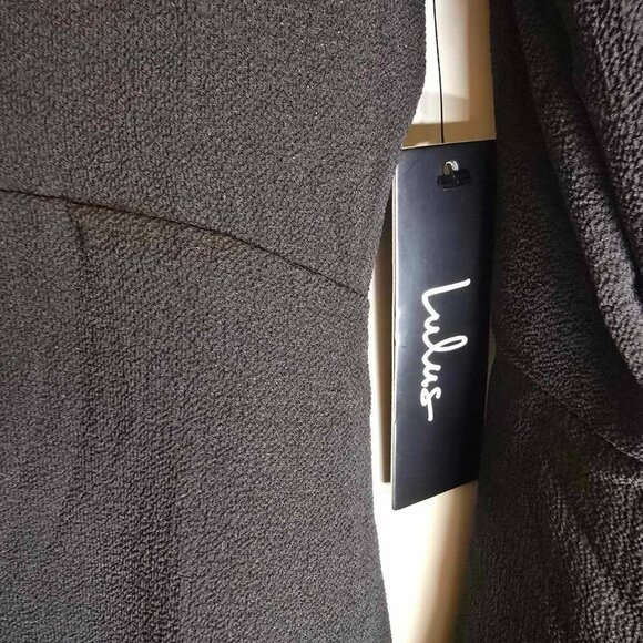 Lulus Center of Attention Black Flounce Sleeve Dress - Picture 8 of 11